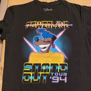 Disney Powerline Stand Out Tour 94 T Shirt Size Medium Goofy Movie Concert